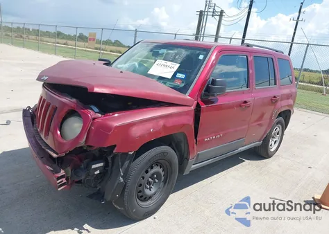 2014 Jeep Patriot Sport z USA, uszkodzony, nr VIN 1C4NJPBA0ED812187